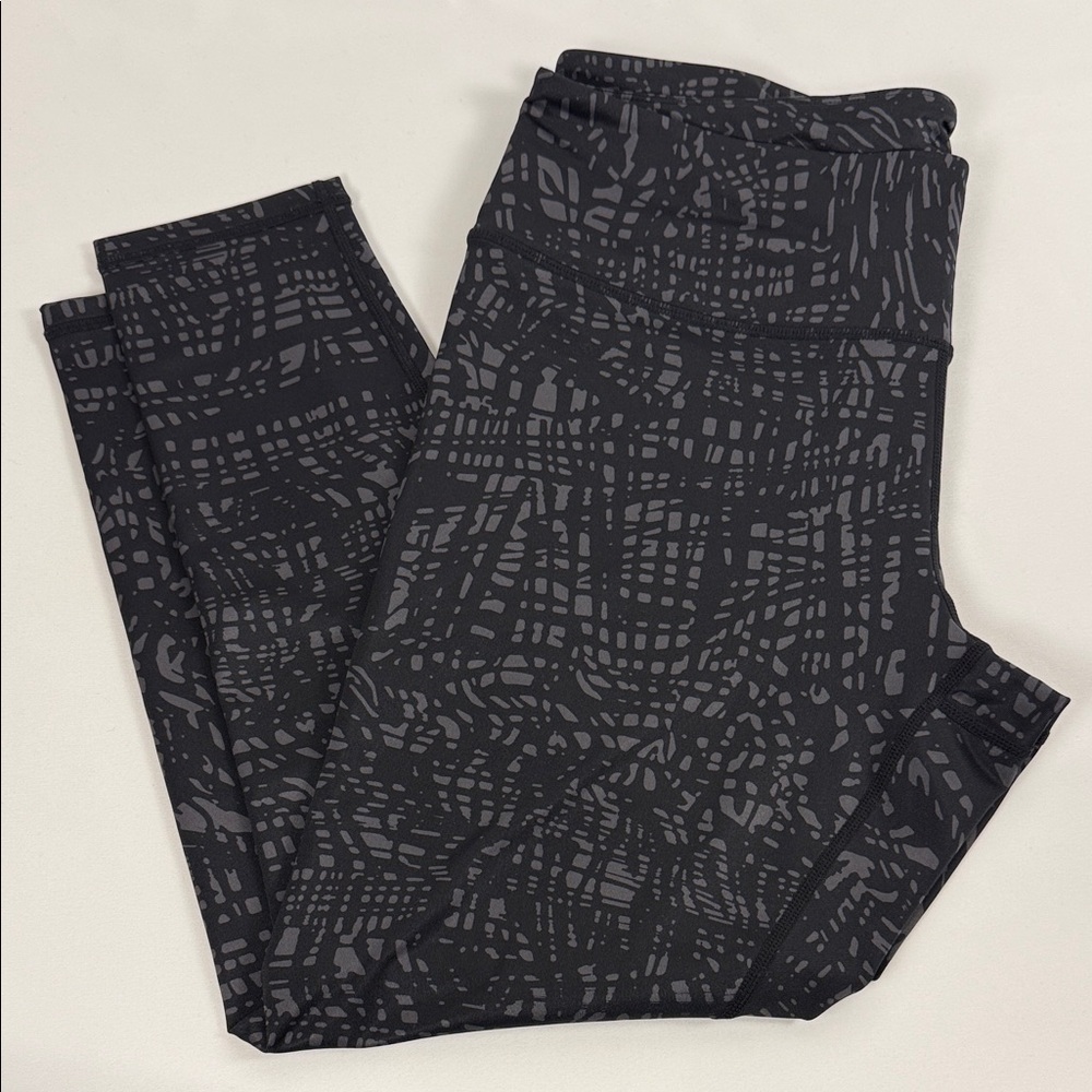 2-pack: Zella Black and Gray Animal Print Yoga Pants - Picture 5 of 10